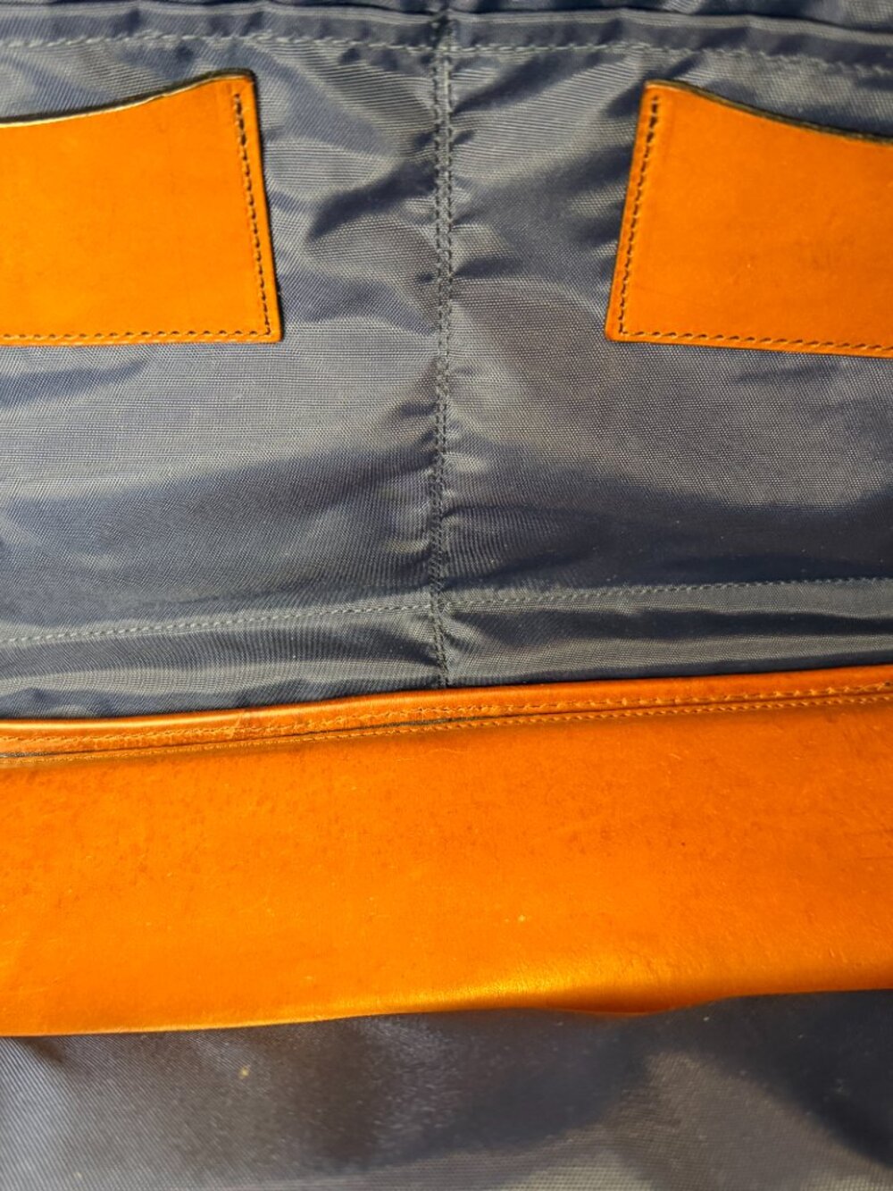 Glaser Designs Brown Saddle Leather Briefcase Travel Bag Rare USA - Picture 8 of 15